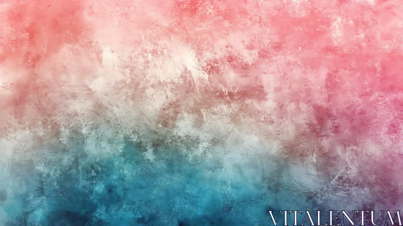 Textured pink to teal gradient background reveals tactile depth