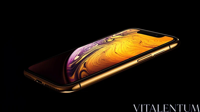 iPhone XS Max Gold Display Showcase.