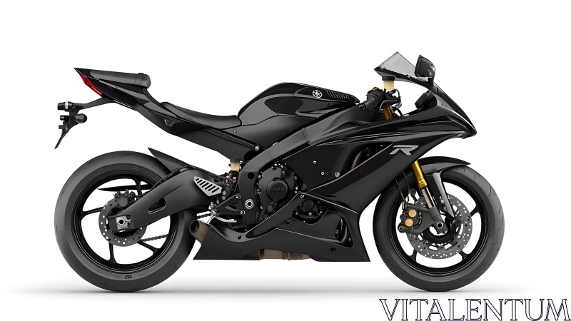 Midnight-black sport motorcycle poised for everyday thrills.