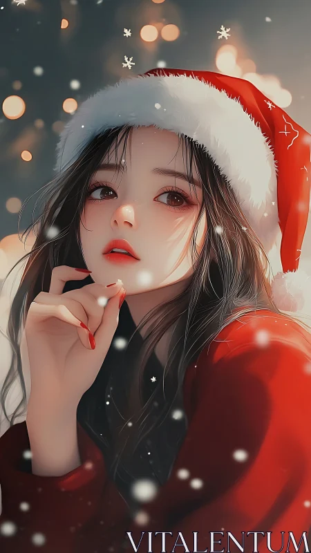 Snowlit gaze turns winter night into quiet holiday magic