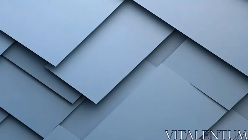 Layered slate planes in quiet geometric conversation.