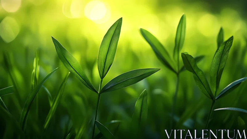 Backlit macro leaves display translucent veins and shallow depth