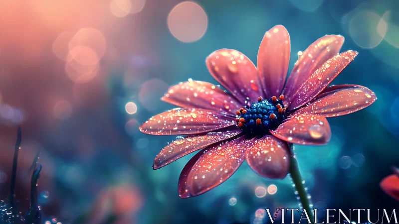 Dewdrop Daisy Dreams in Twilight Glow.