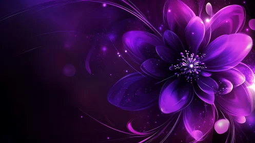 Generative Floral Morphology with Radial Luminescence and Petaled Geometry