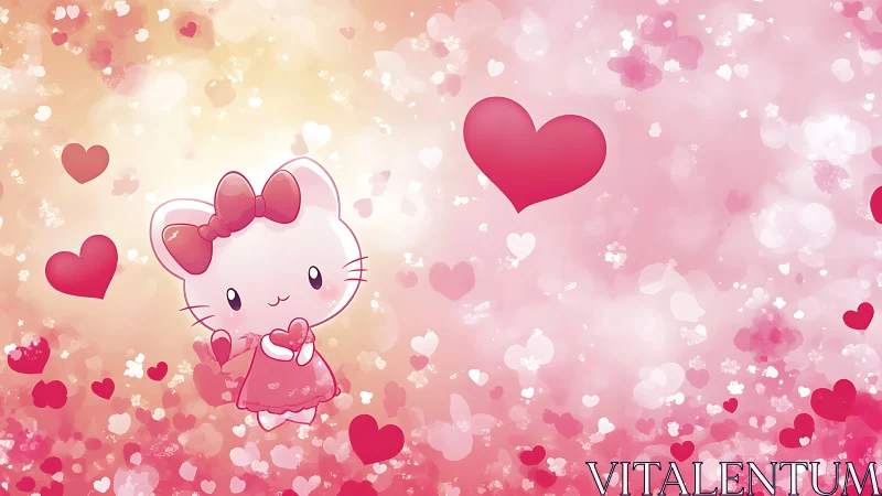Hello Kitty's Dreamy Love Letter: A Sweet Celebration.