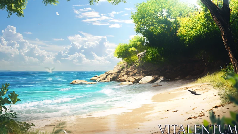 Tropical Coastal Cove with Stratocumulus Atmospheric Dynamics.