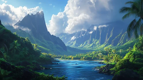 Emerald Valley Awakening: Where Jungle Meets Heaven.