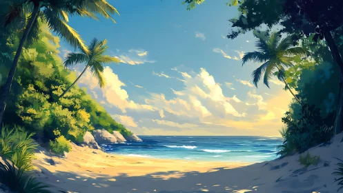 Paradise Cove Awaits: Where Palms Frame Turquoise Dreams.