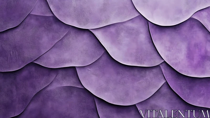 Layered violet overlapping scales with fine surface texture.