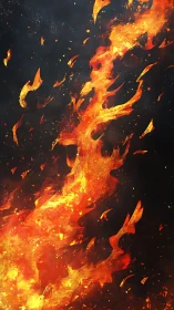 Inferno Cascade: Photorealistic Fire Explosion Study.