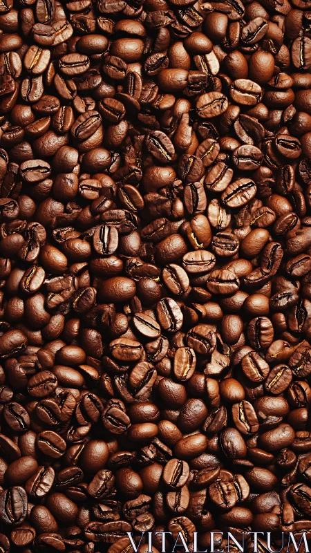 Coffee bean daydreams in a rich roasted close-up view.