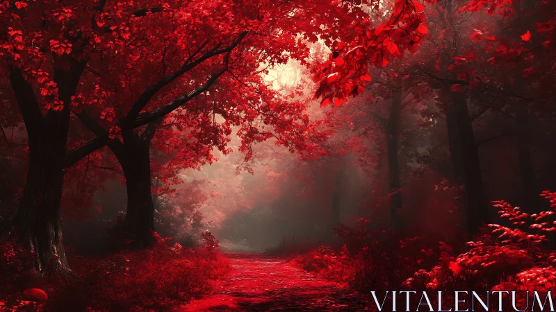 Crimson Cathedral: Where Autumn Bleeds Into Dreams.