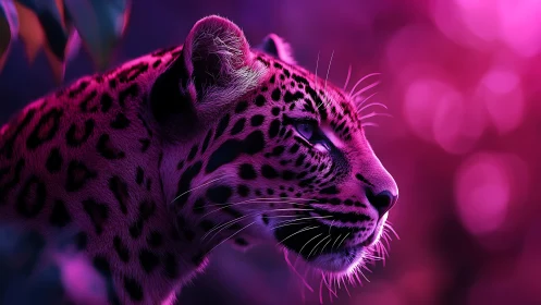 Neon Leopard Profile: Chromatic Luminosity Analysis.