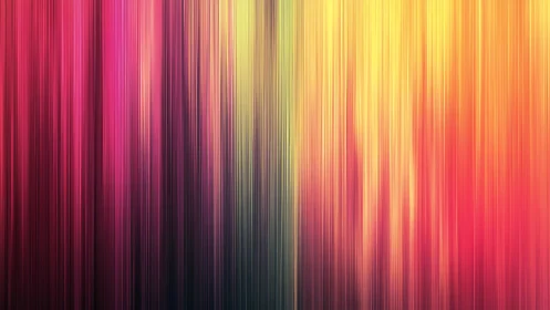 Vertical neon gradients merge warm and cool chroma bands.