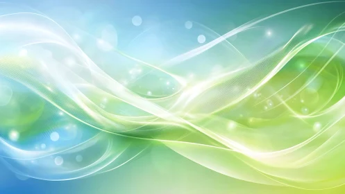 Luminous gradient waveforms in fluid abstract digital layout.