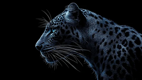 Luminous Leopard: A Study in Grace and Mystery.