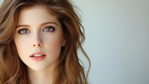 High-resolution close-up portrait with shallow depth of field and soft light