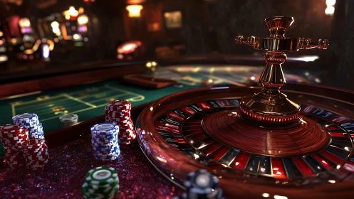 Roulette Reverie and Neon Chips in Velvet Casino Glow.