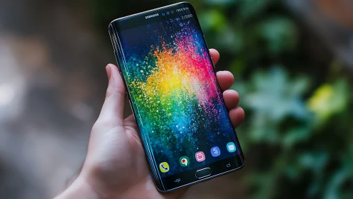 Samsung Galaxy Note: Quantum Particle Display Rendered.