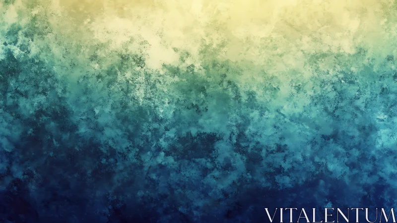 Oceanic gradient texture blends gold light and deep teal