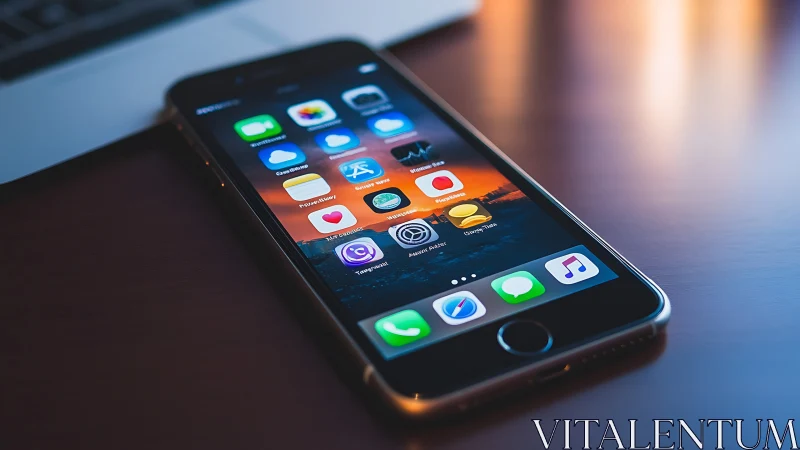 Pocket Universe: Mobile Device Glows with Infinite Digital Possibilities.