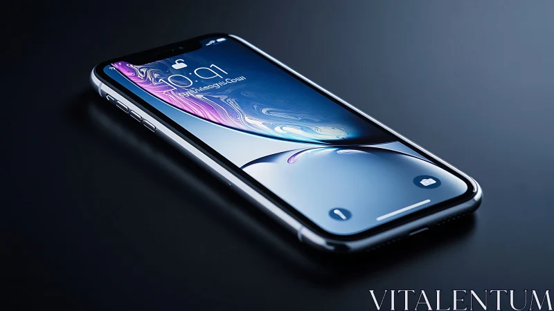 Smartphone's Liquid Dance Unfolds Across Pristine Glass