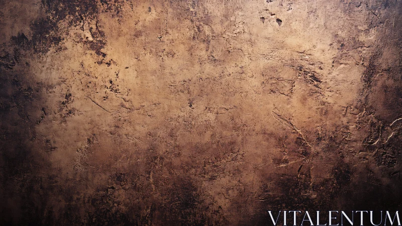 Textured brown plaster wall surface with uneven tonal areas.