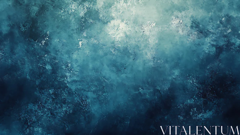 Textured blue abstract background with gradient depth field.