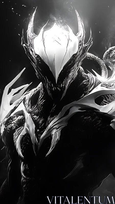 Shadowforged guardian wrapped in molten silver armor.