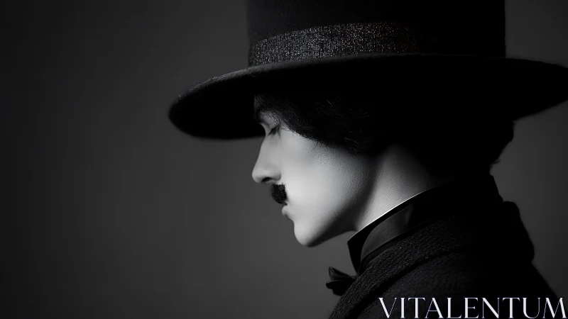 Quiet profile of a nostalgic gentleman in shadowed light.