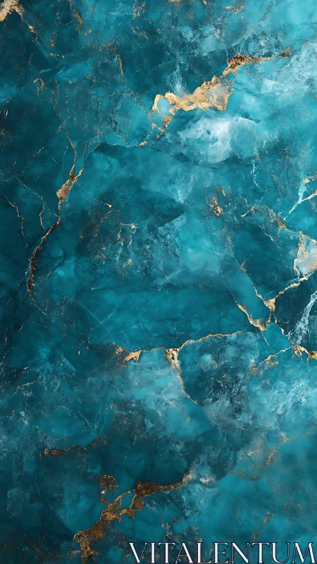 Dreamy teal stone textures with soft glowing gold veins.
