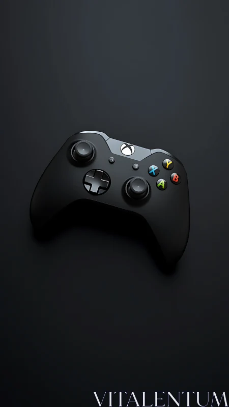 Xbox One Controller Rendered Against Neutral Gray. Professional Product Visualization.