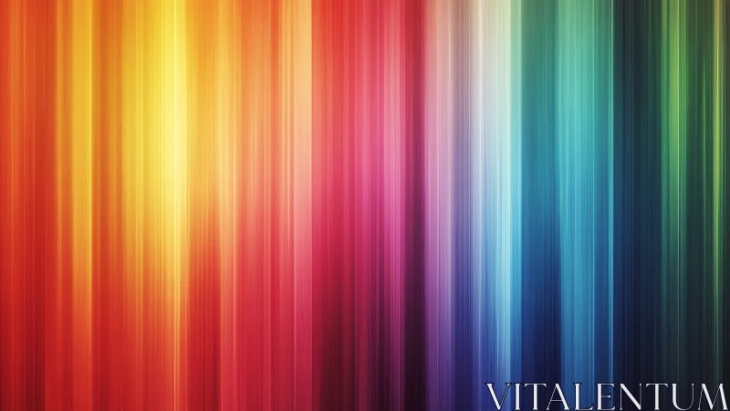 Vertical multicolor gradient stripes in digital spectrum field.