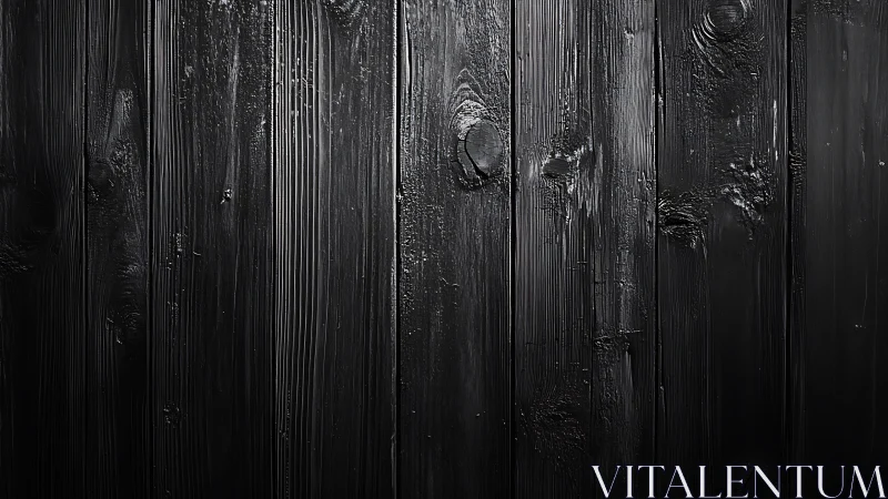 Textured black wooden planks create a sleek dramatic backdrop