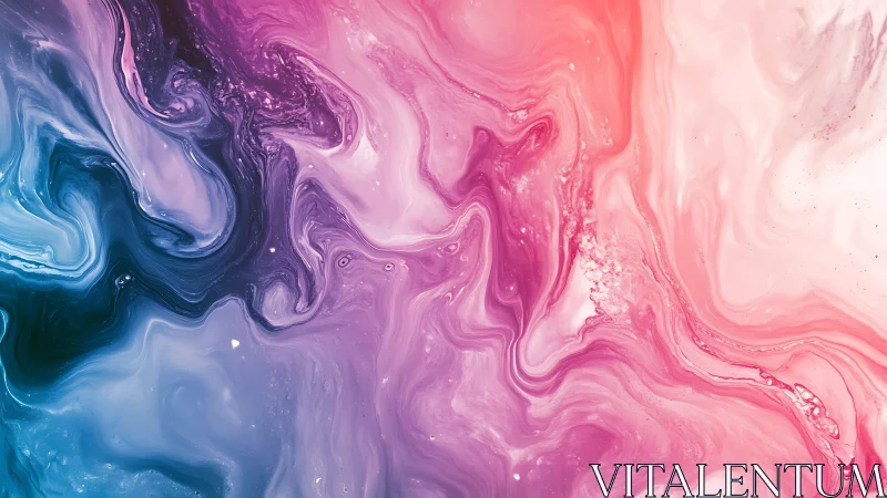 Bidirectional fluid gradient renders swirling cyan to magenta fields