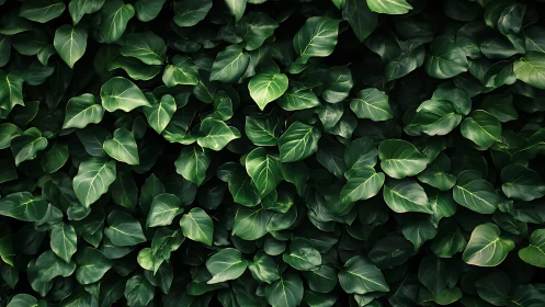 Lush green foliage fills the frame with layered natural texture.