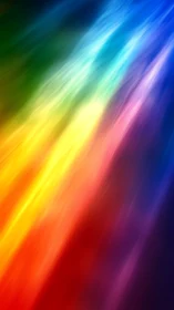 Diagonal spectrum blur with luminous chromatic gradients.