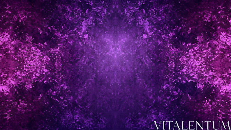 Symmetric violet nebula texture with radiant central glow.