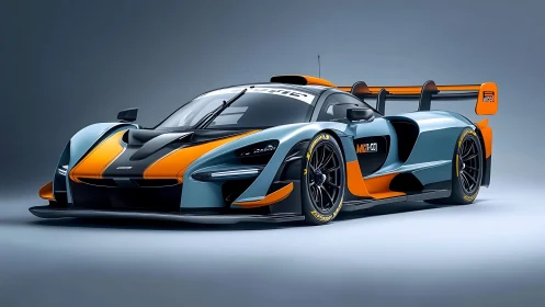 Track-spec hypercar rendered with aerodynamic and livery precision.