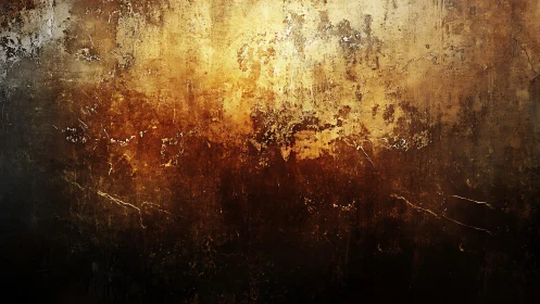 Grunge textured background with warm brown and gold tones.