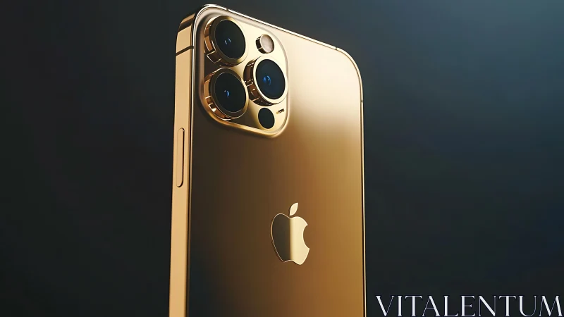 iPhone 13 Pro in Gold: Premium smartphone with triple lens camera system