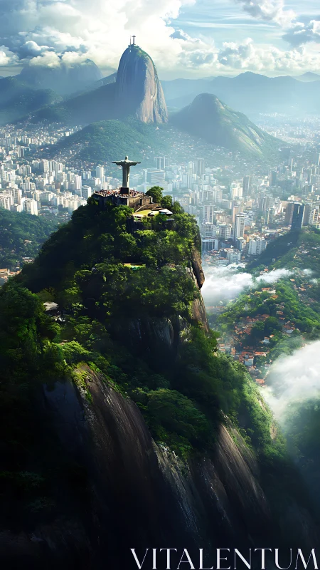 Christ the Redeemer crowns Rio’s mountainous skyline panorama