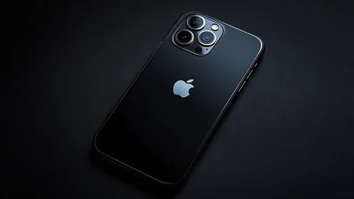 iPhone 12 Pro Max in Space Black with Rear Camera Array