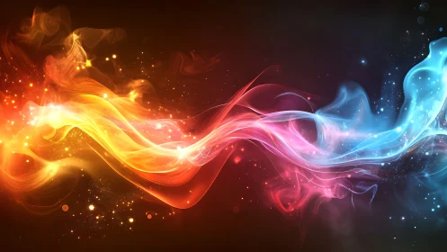 Quantum Ribbons Dancing: Where Fire Meets Starlight