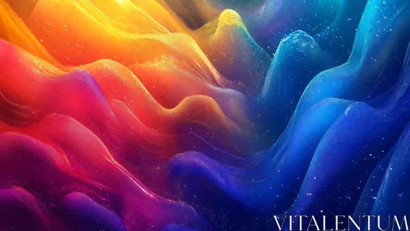 Spectral fluid dynamics across luminous volumetric wavefields.