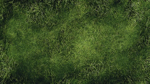 Emerald lawn tapestry forming a soft storybook clearing.