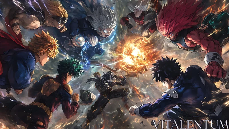 Supercharged heroes collide in a storm of blazing power.