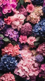 Vibrant Blooms Layer Dense Garden Canopy.