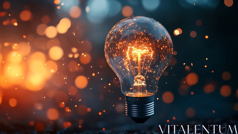 Glowstorm in a glass bulb, where stray sparks sketch ideas.