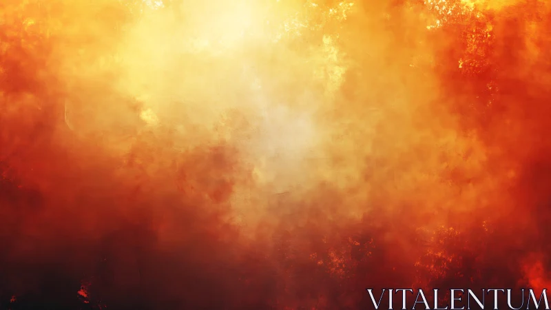 Abstract gradient background with intense warm color transitions.